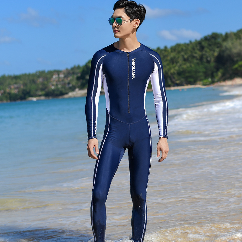 Full Body Rash Guard Dive Skins Wetsuit Swimsuit Diving Scuba Suits for Women Men Adult One Piece Swimming Body Suit Sports Skin Long Sleeve Sun Protection for Surfing Snorkeling