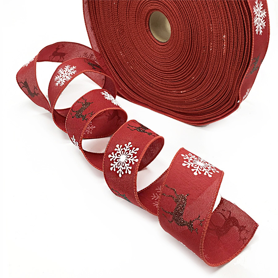 50g Weight Decorative Props Event & Party Supplies 1 Piece Quantity Party Occasion fine linen Material Christmas Festival Fashion Style Printing Craft Christmas Fashion Fine Linen Party Decorative Props 1 Piece 11