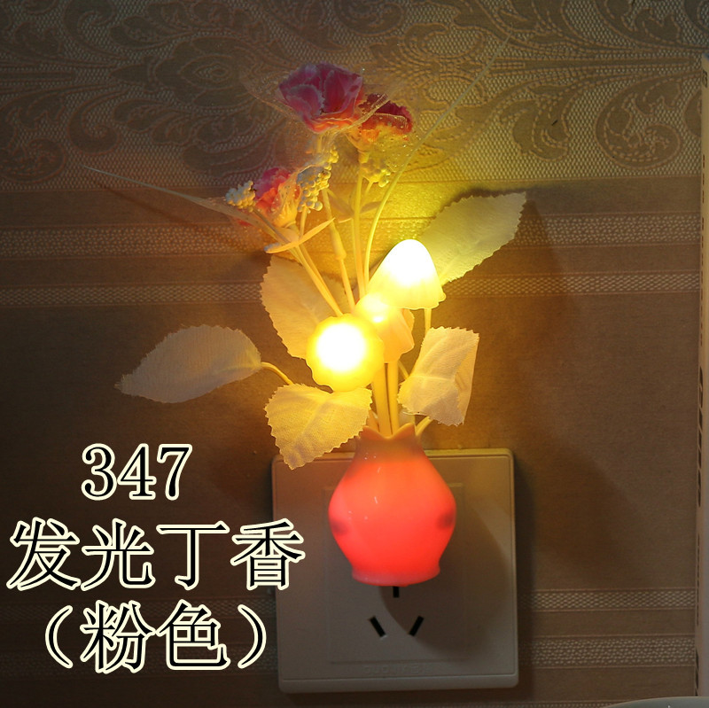 丁香花+瓶身发光