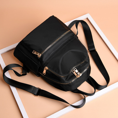 New Lightweight Oxford Cloth Dual Shoulder Bag for Women Korean Style Nylon Canvas Student Casual Women's Bag Travel Small Backpack