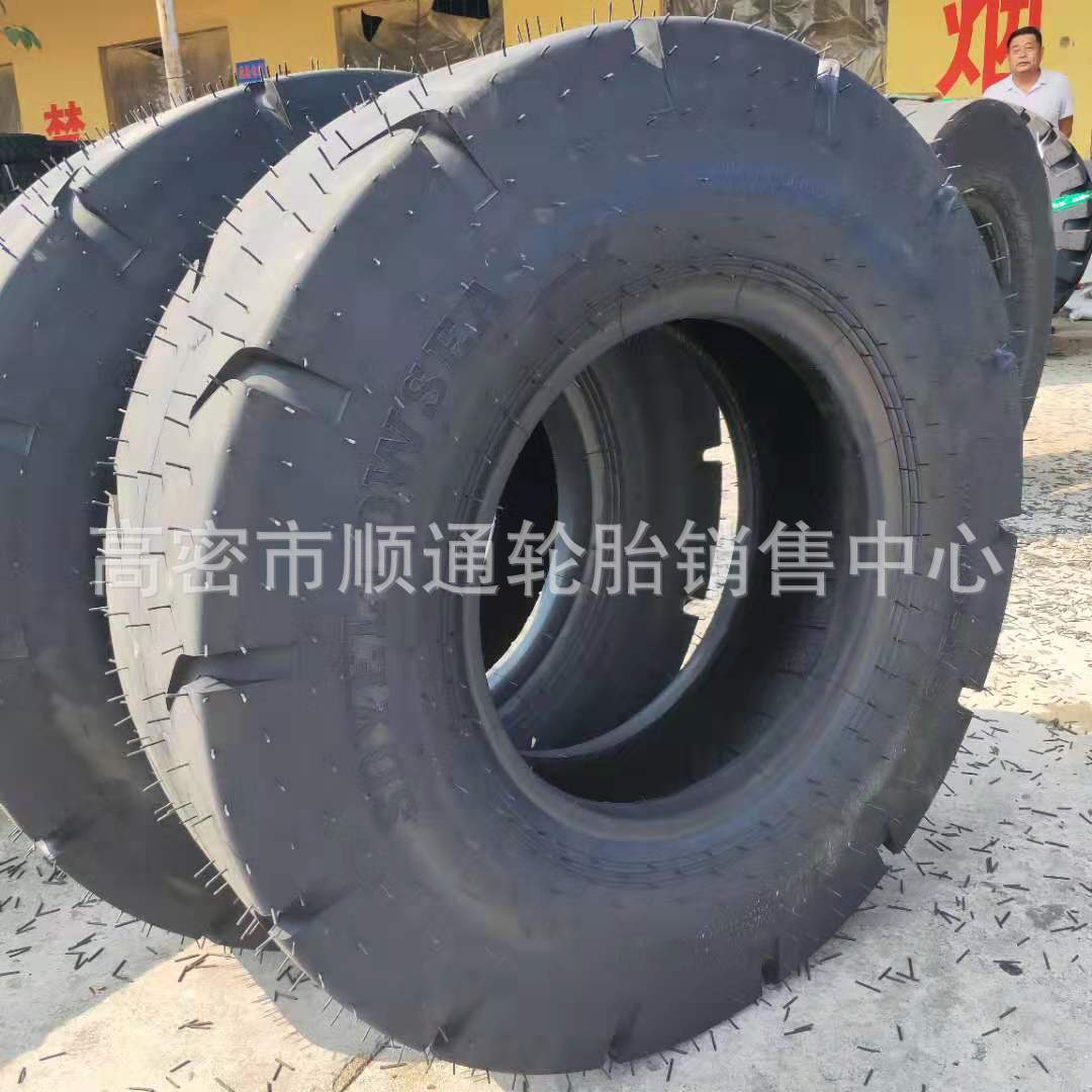 销售1000-20矿井铲运机光面轮胎9.75-18工程轮胎12.00-24