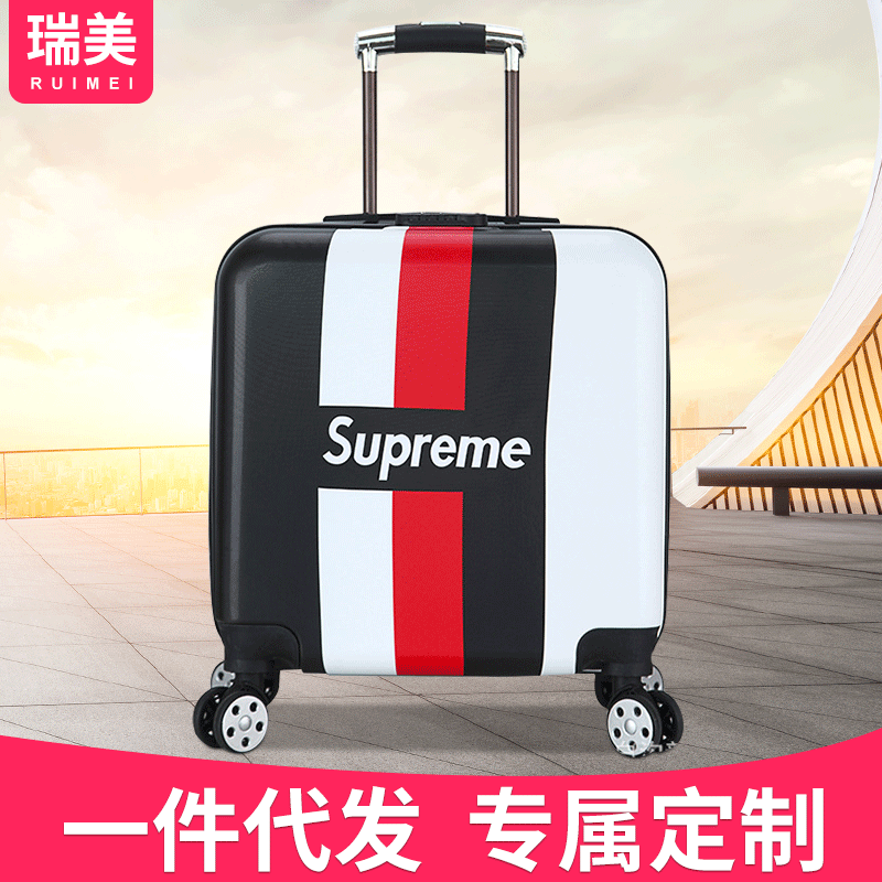 新款20寸网红拉杆箱可爱卡通登机箱万向轮儿童拉杆箱旅行箱批发