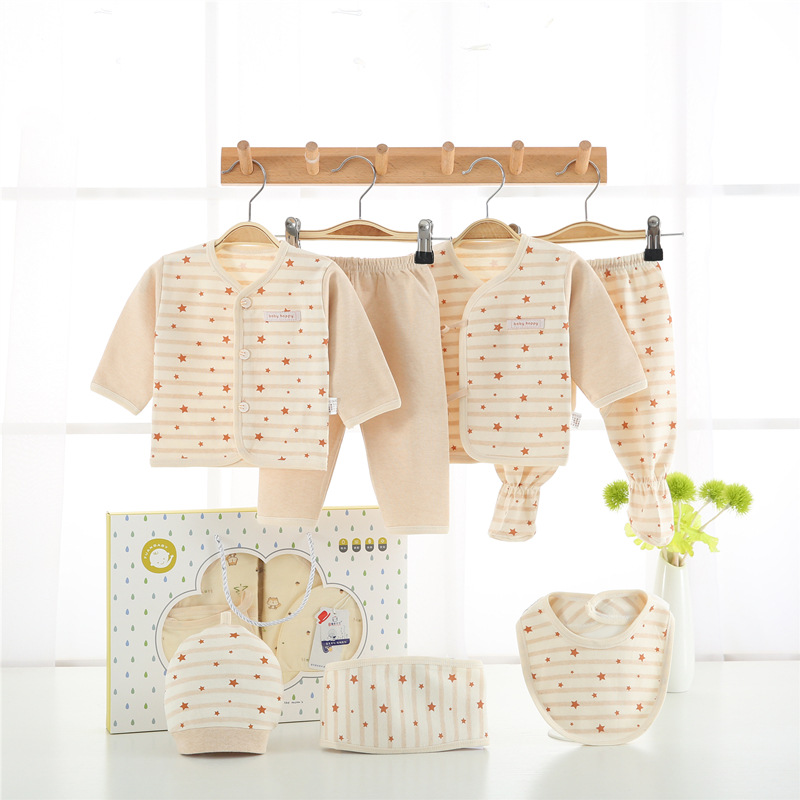 纯棉婴儿衣服新生儿礼盒套装0-3个月春秋冬季初生刚出生满月宝宝