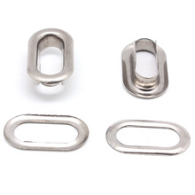 20mm铁质白叻槽扣  金属椭圆形帆布鞋运动鞋凤眼鞋眼