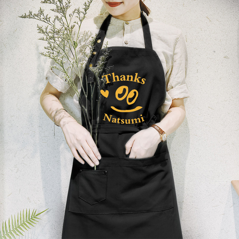 Inicio cocina delantal sobretodo pintura personalizada moda nuevo estilo japonés micro impermeable chef trajes hombres y mujeres