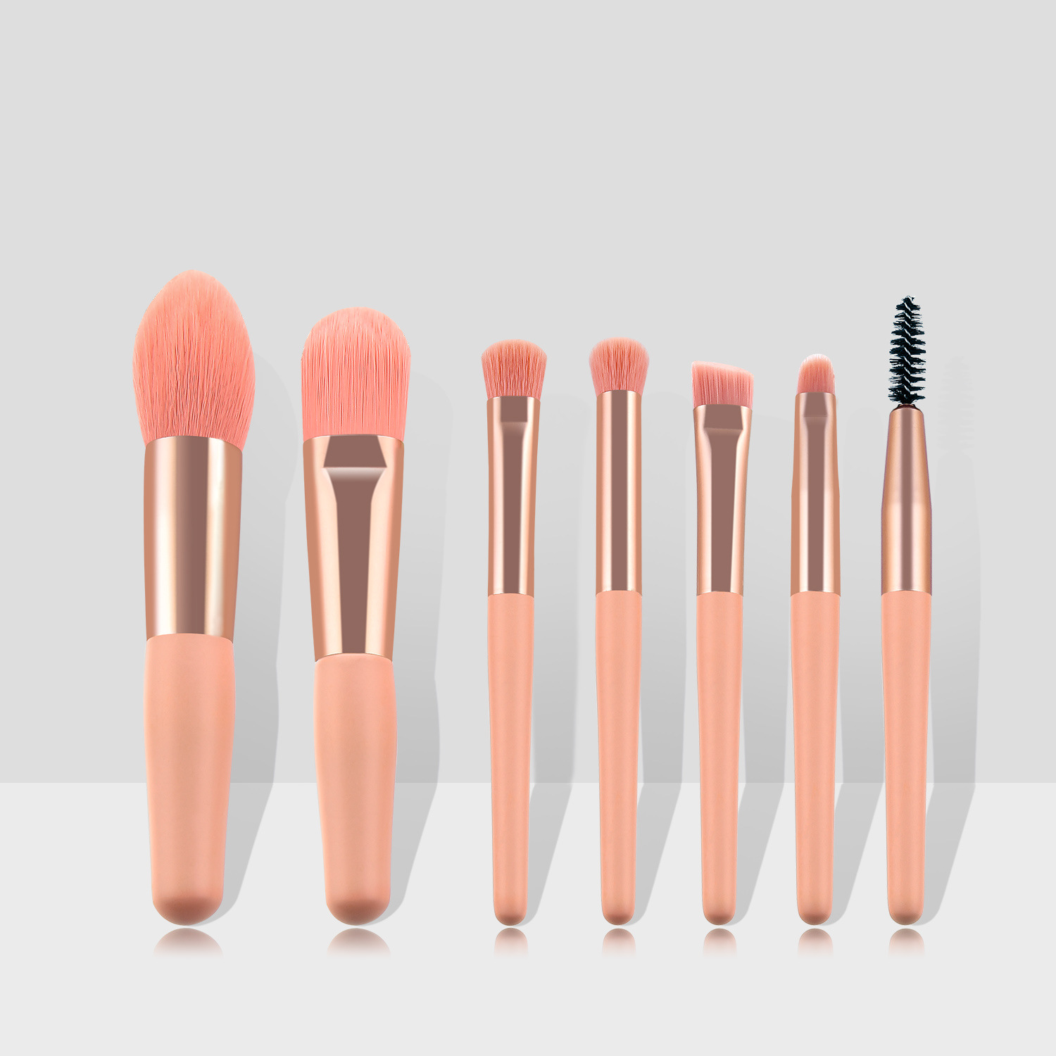 7-pack skin color cute little fresh makeup brush foundation makeup refresh beauty set brush GUJHUI_voghion.com