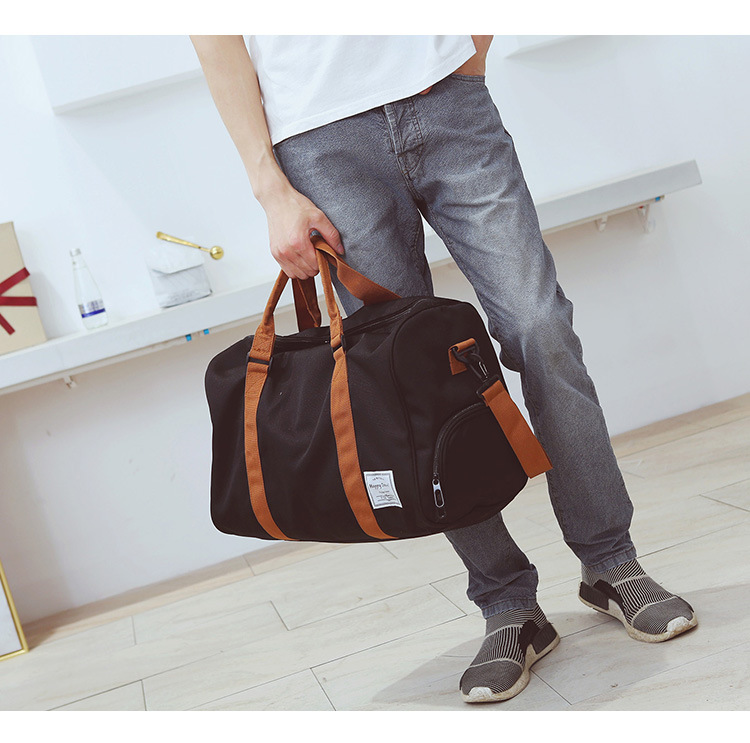 Unisex Basic Classic Style Solid Color Oxford Cloth Travel Bags display picture 39