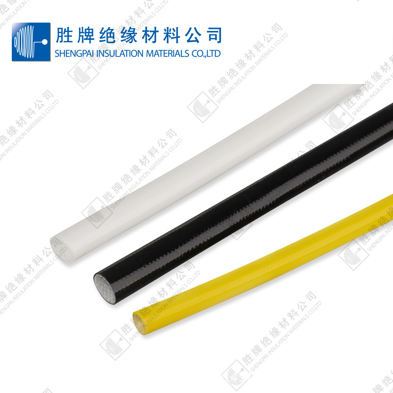 Φ5.5mm black color glass fiber tube winning card 7kV flames silicon…