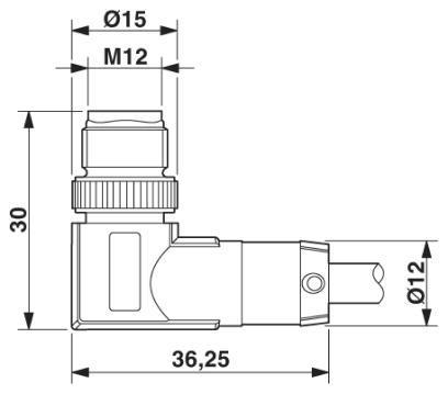 传感器/执行器电缆 - SAC-17P-MR/ 5,0-PVC SCO - 1555321