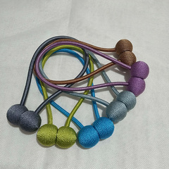 Source factory handmade winding ball curtain magnetic buckle strap living room universal no hole simple curtain buckle 