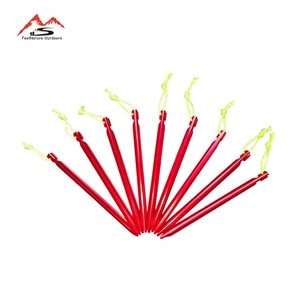 FeelNature açıq 3 kənarlı spiral dırnaq, 7 seriyalı alüminium çadır dırnağı