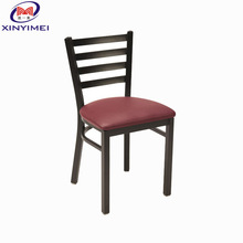 黑色金屬歐式鄉村椅復古做舊鐵椅餐桌 酒店餐廳軟包椅子 簡約現代