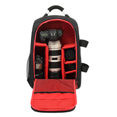 Wholesale factory photography backpack, dual shoulder outdoor DSLR camera bag, large capacity camera bag