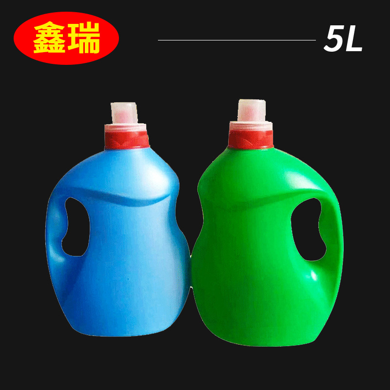 厂家现货5升洗衣液瓶子塑料桶皂液塑料壶定制液体包装桶批发