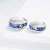 Fashionable starry sky, sophisticated ring for beloved, accessory, simple and elegant design, Korean style, South Korea