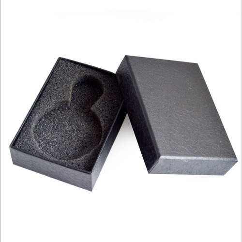 Yaloda pocket watch box black paper pocket watch box packaging with printable LOGO pocket watch box
