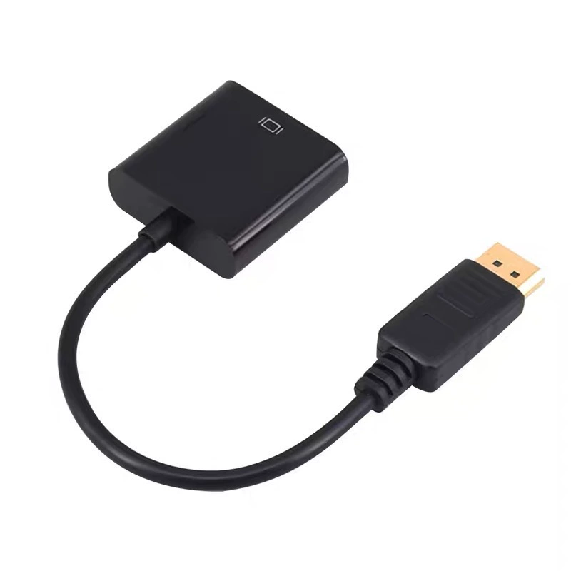 DisplayPort на VGA, большой DP на VGA, вращающийся DP на VGA кабель, соединение DLLE DP вращение проводки