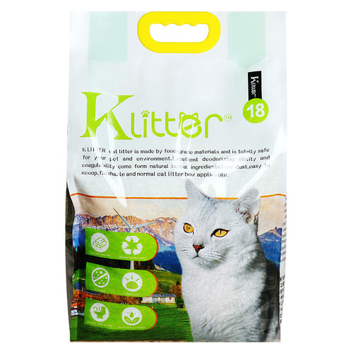 Klitter Cat Litter Fine Granules 2.0 Original Tofu Green Tea Corn Cat Litter - Seeking Agents