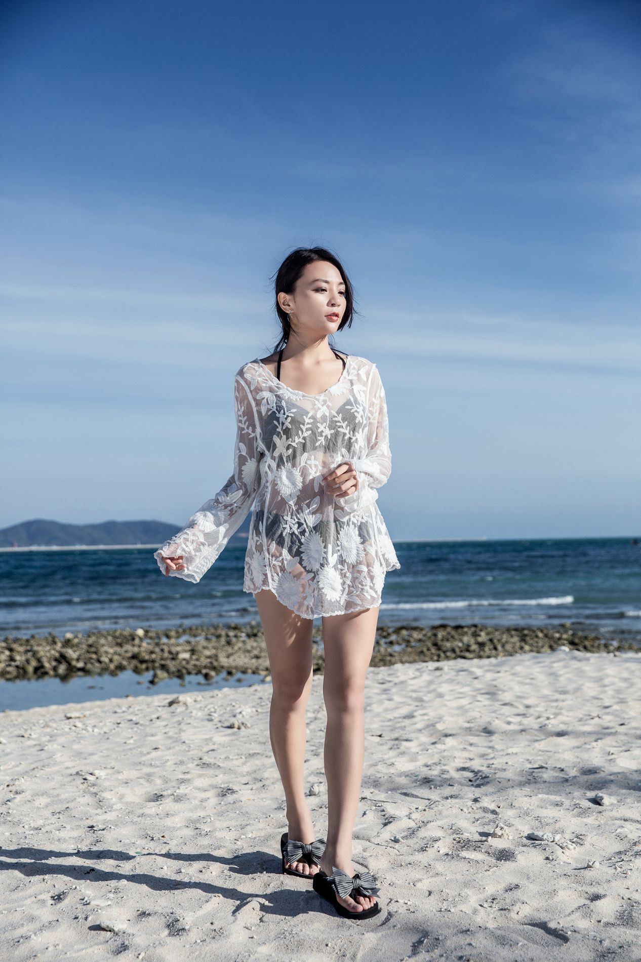 Chemisier en dentelle en coton - Ref 3441995 Image 10