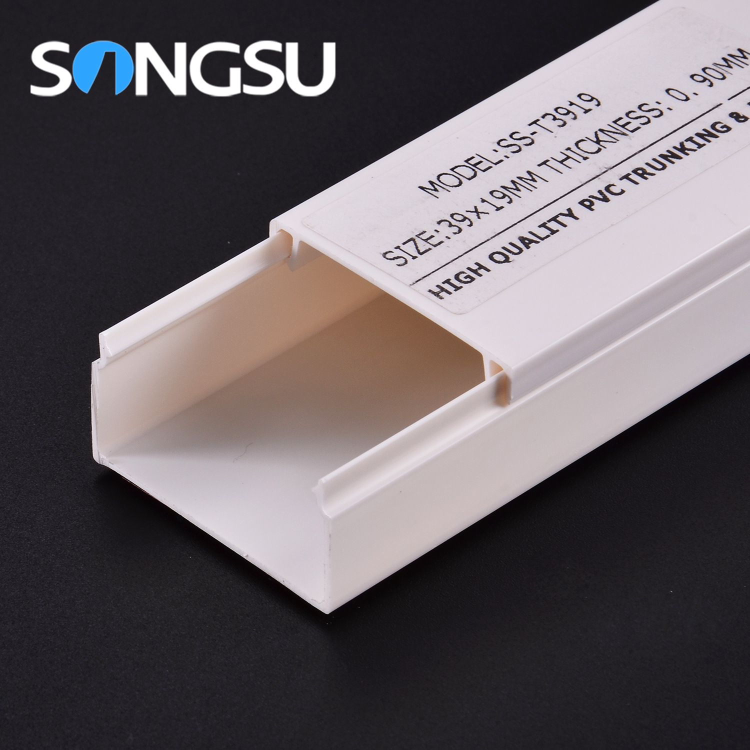 出口塞内加尔 专pvc线槽优价廉40x25 pvc线槽通信机房阻燃线槽