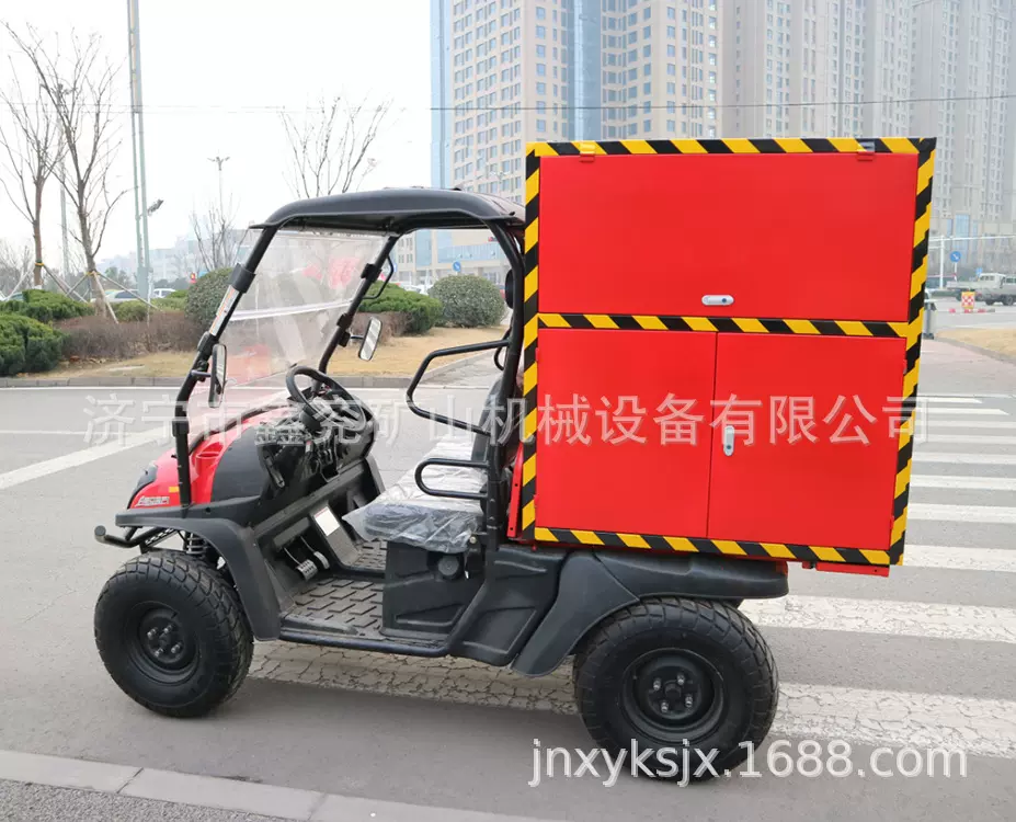 400型消防摩托车厂家带箱体 四轮消防巡逻摩托车