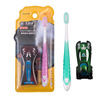 Children&#39;s toothbrushes 3-8-12 baby Soft fur toothbrush Toys Filaments Milk tooth toothbrush gift wholesale