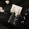 Long retro earrings from pearl, city style, 2022 collection, internet celebrity