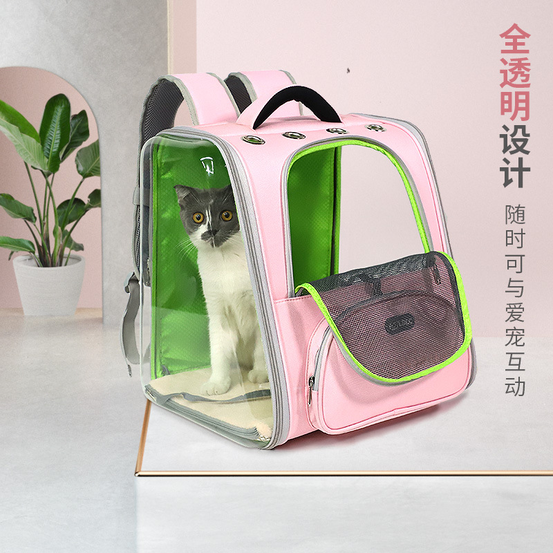 Portable Transparent Space Capsule Cat Bag