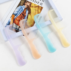 Wholesale Thick Large Glow-in-the-Dark Comb Hair Care Massage Plastic Rubber Comb Novelty Small Commodity Comb