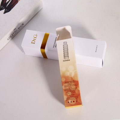 Manufactor customized Art Paper Face cream Packaging box Gilding UV Spray bottle Box Cosmetics Lipstick Lipstick Carton