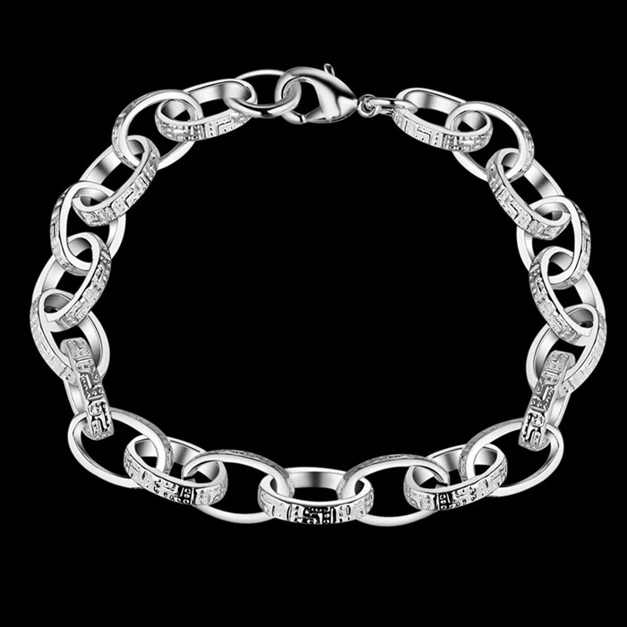 Модный браслет, классический аксессуар, серебро 925 образец, Aliexpress