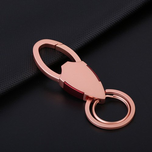 Jobon Chinese couple key chain men's business waist hanging creative metal car key chain pendant advertising gift