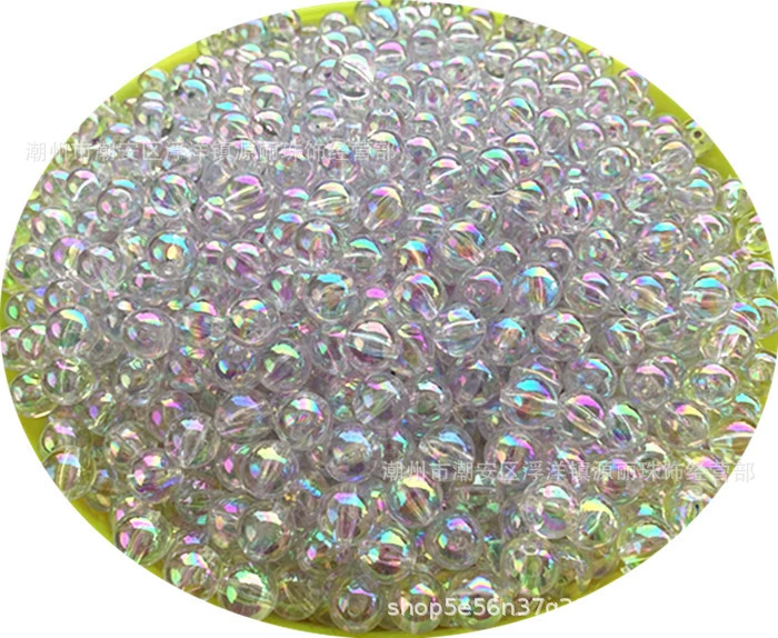 Аcrylic round beads, beaded bracelet, accessory handmade, 2.5mm, 16mm, DIY