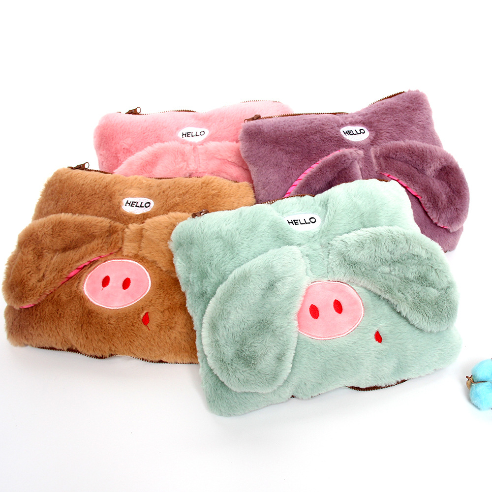 新款暖水袋卡通双插手电热水袋 暖手宝 暖宝宝 保暖袋 电暖宝|ru