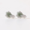 Ceramics, cute design accessory, fresh small earrings for adults, simple and elegant design