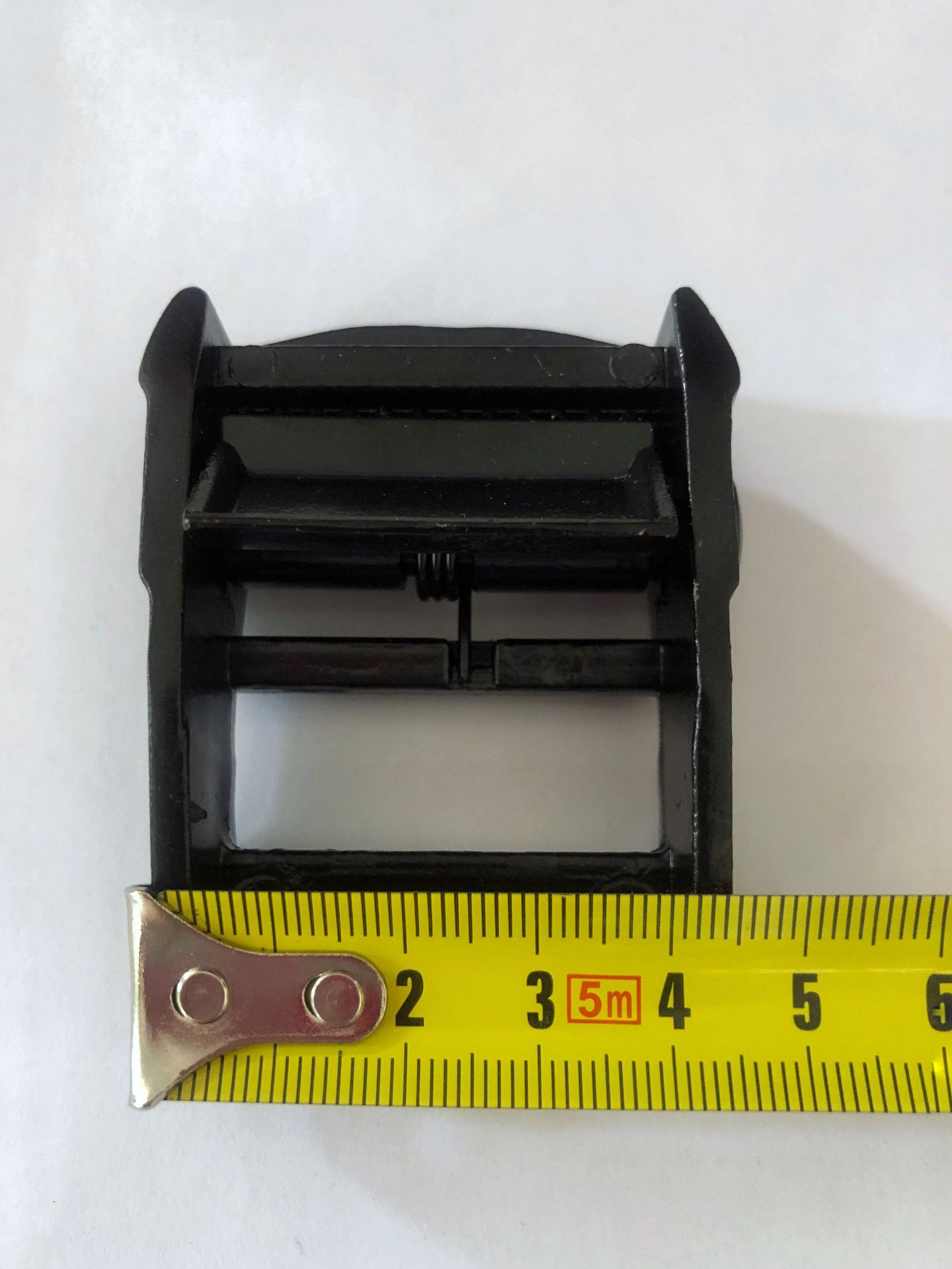 Manufacturers supply 38mm1.5 inch high strength aluminium alloy Kirsite Clinching Tension buckle Ribbon Buckle 3.8 Clinching