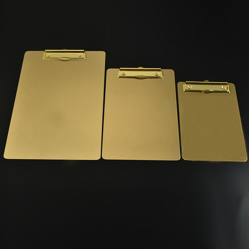 Golden stainless steel writing board metal multi -function stainless…