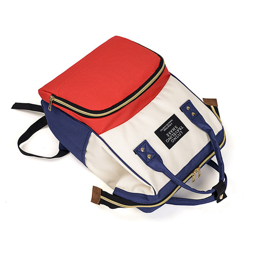 Cross-border mommy bag, wet and dry separate backpack, large-capacity thermal insulation student school bag, multi-functional storage travel bag