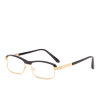 Retro metal glossy glasses suitable for men and women, optics