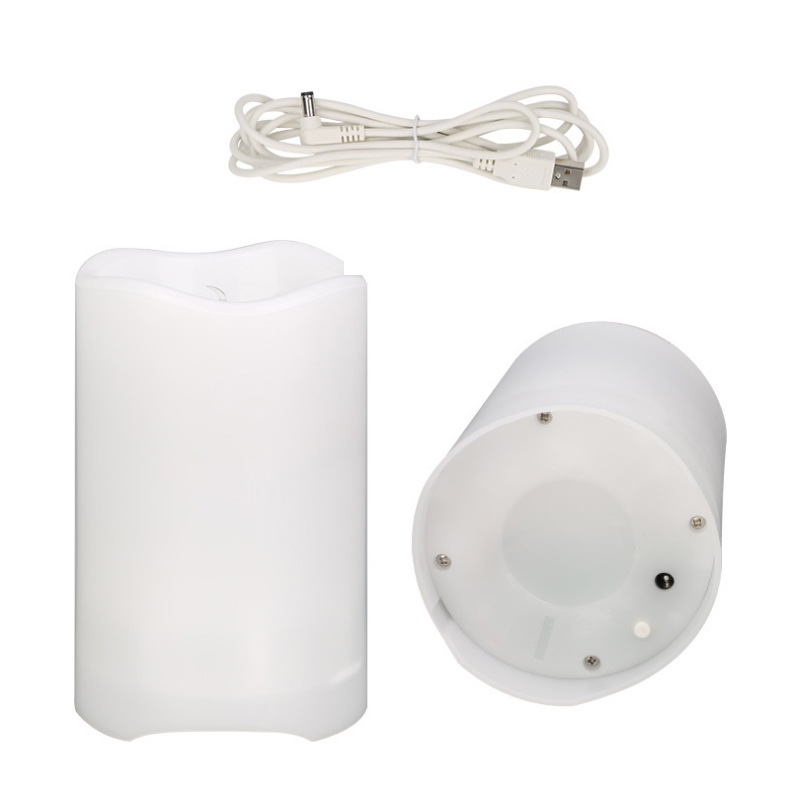 19新款室内情景蜡烛灯多色渐变氛围星空灯节日礼品创意浪漫小夜灯