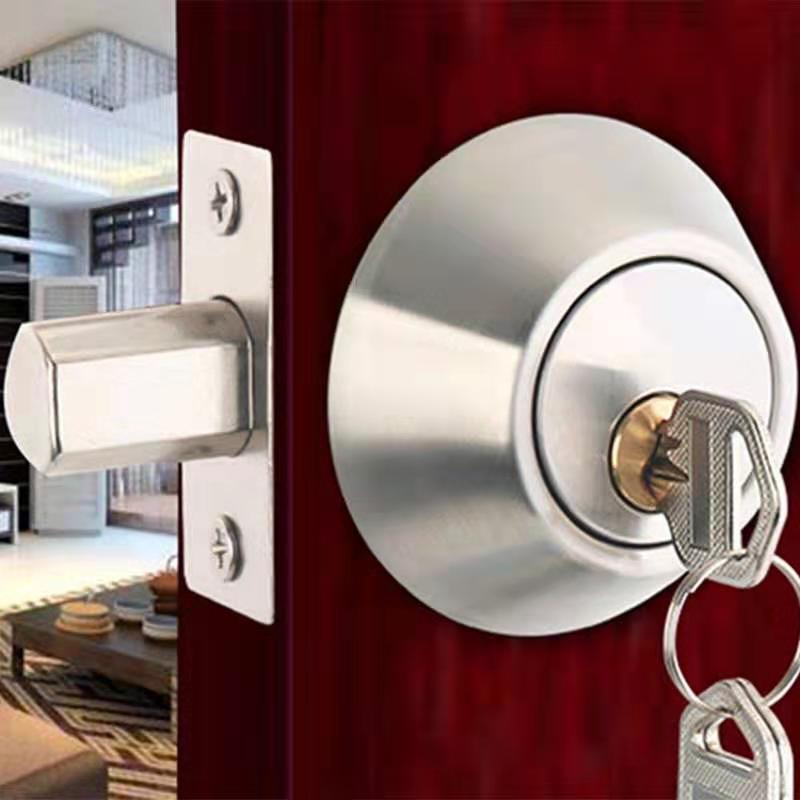 Cerrojo auxiliar de apertura unilateral "Jiangxing" - Para puertas interiores, corredizas y de vidrio - Diseño discreto