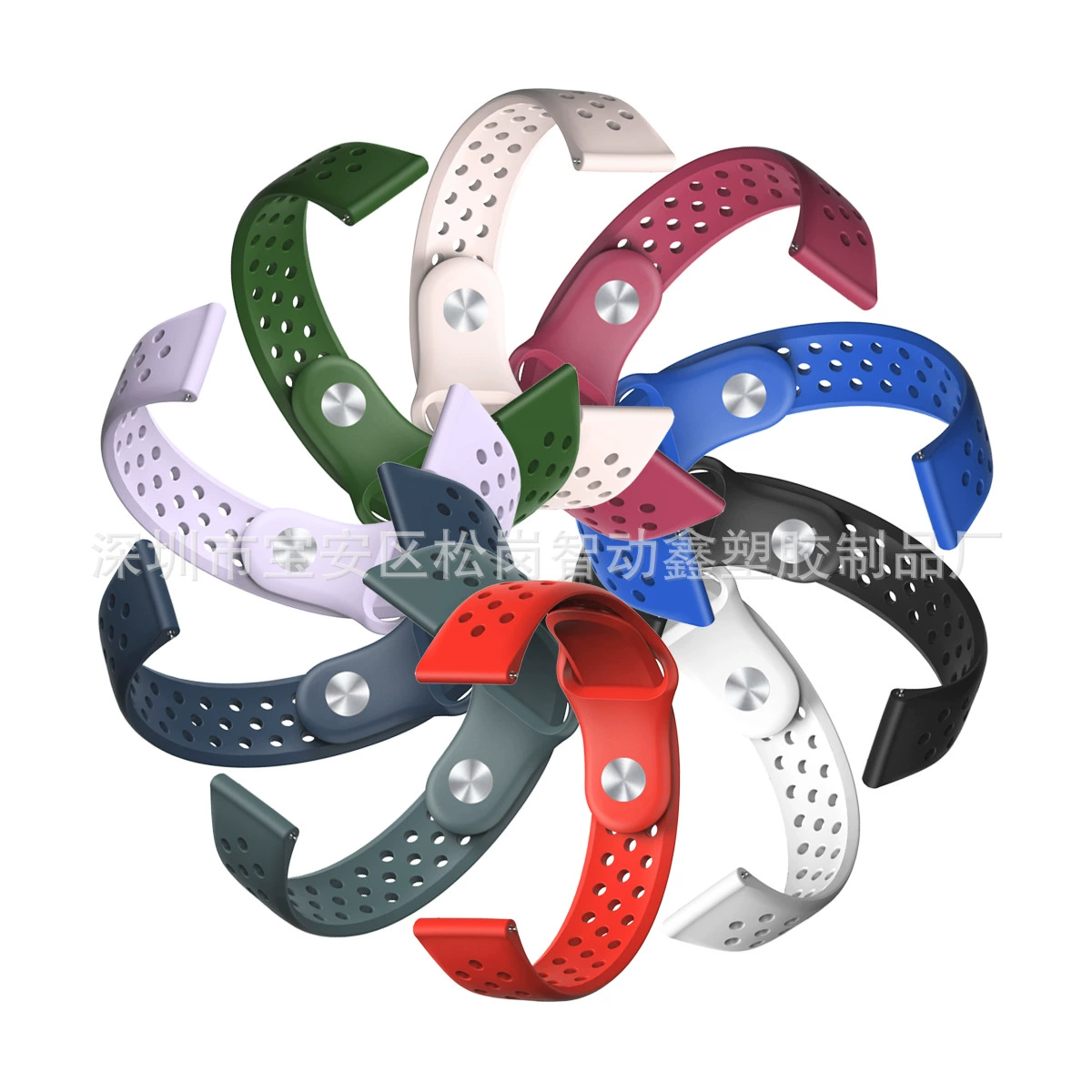 Подходит для Samsung Galaxy Watch Active2 ремешок Galaxy Watch дышащий ремешок с обратной пряжкой