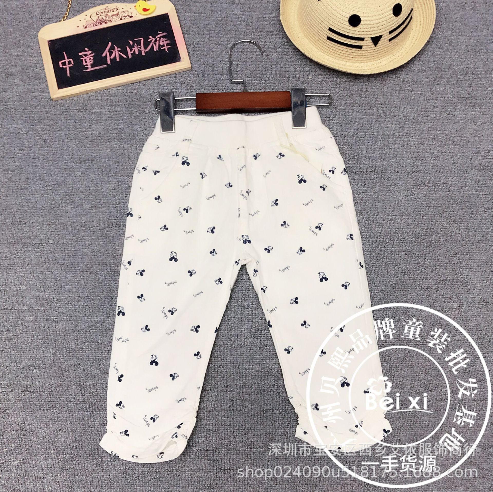 2019 New summer Children&#39;s pants men Special shop Hand Source of goods Closeouts Bezou children's clothes