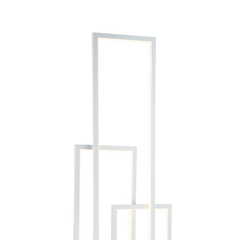 北欧落地灯客厅卧室床头轻奢后现代简约创意框架落地灯几何台灯具
