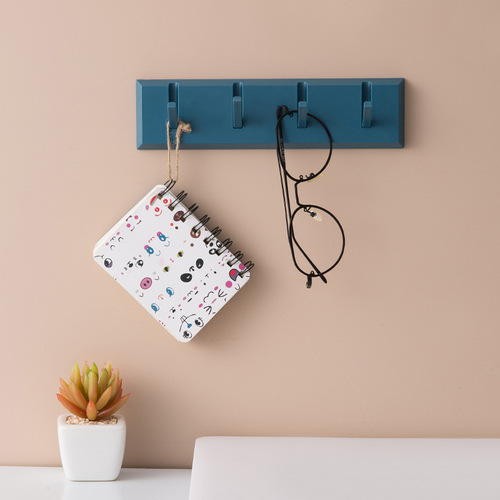 ZT 1002ABS hook, no trace, no punching, sticky hook, bathroom wall door back hook, coat and hat hanger, solid color hook