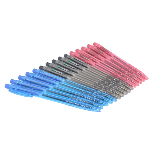Free Horse HO-309 click ballpoint pen office ball pen black blue red 0.7mm