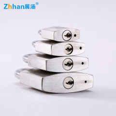 Custom 304 stainless steel hanging lock Outdoor lock head waterproof rustproof anti-theft universal power meter box lock Industrial lock