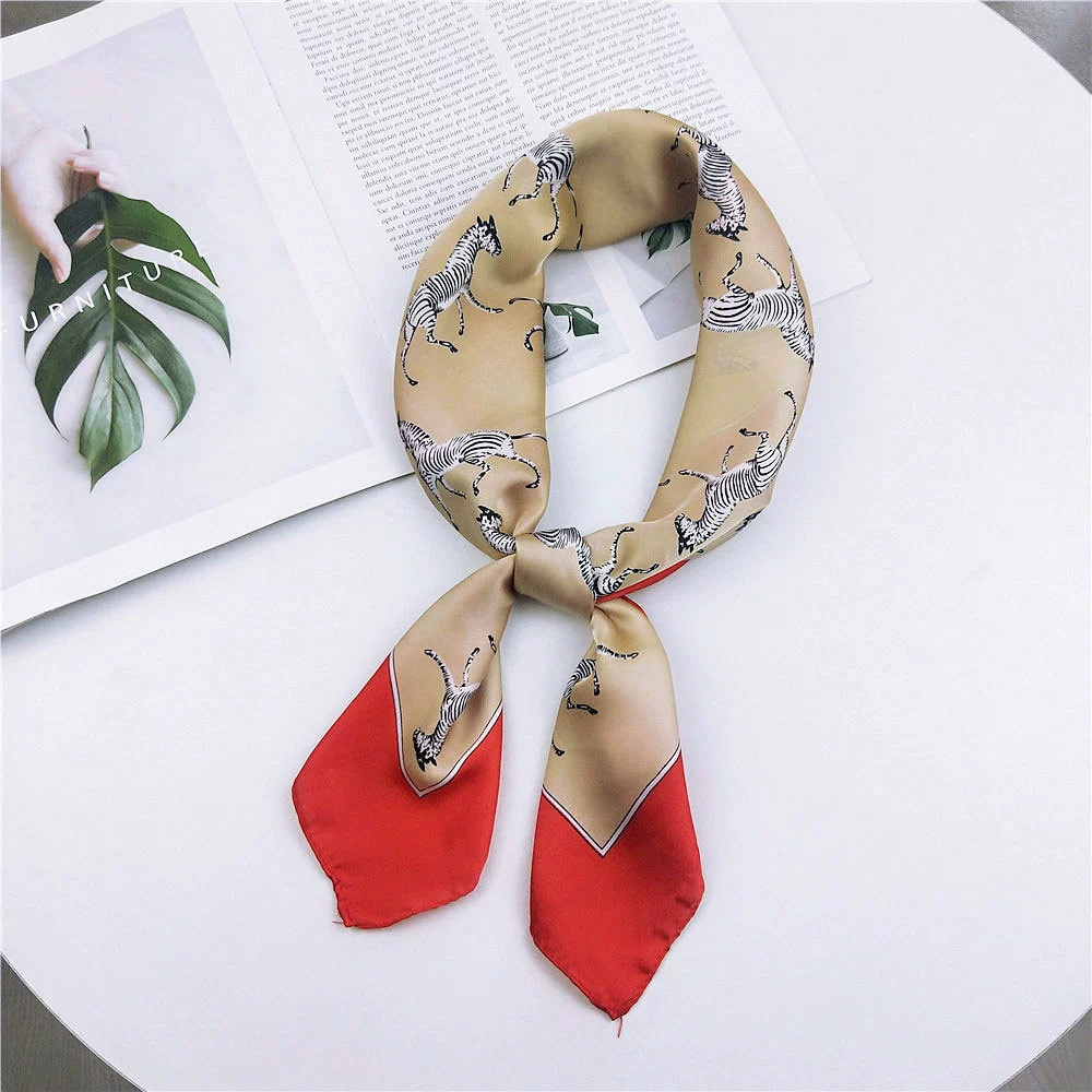 Universal demi-season scarf, thin neckerchief