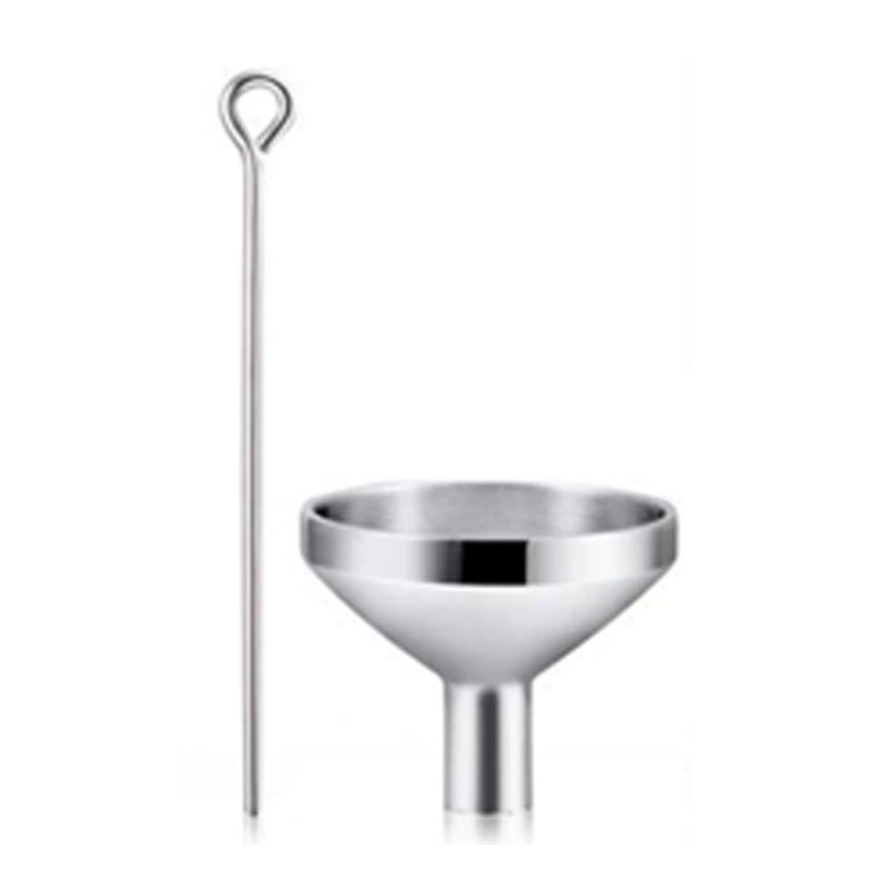 Желаю горячая Распродажа нержавеющая сталь игла с девятью словами маленькая воронка костяной пепел Подвеска Аксессуары Воронка малого калибра Воронка для флакона духов
