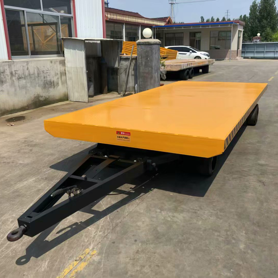 厂家供应20吨重型牵引拖车 农用仓库用平板拖车 平板挂车 搬运车